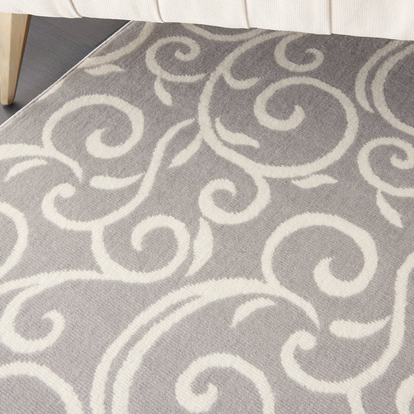 Nourison Grafix 7'10" x 9'10" Grey Contemporary Indoor Rug