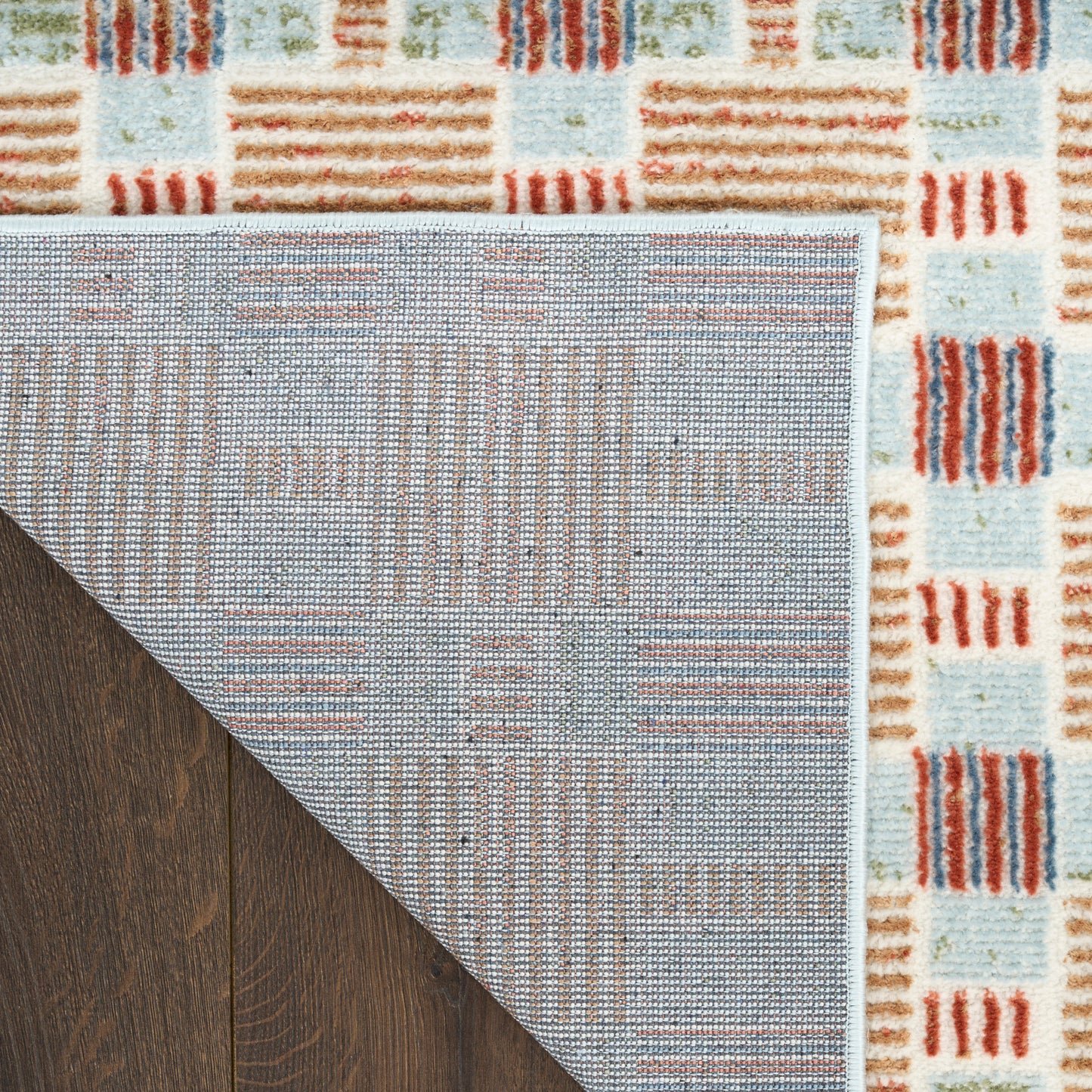 Nourison Nordic 8' x 10' Rust Multicolor Modern Indoor Rug