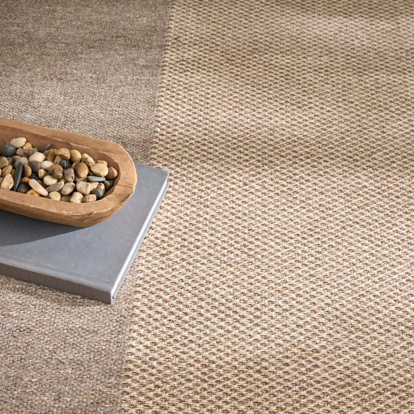 Nourison Copenhagen 5' x 7' Ivory Mocha Mid-Century Modern Indoor Rug