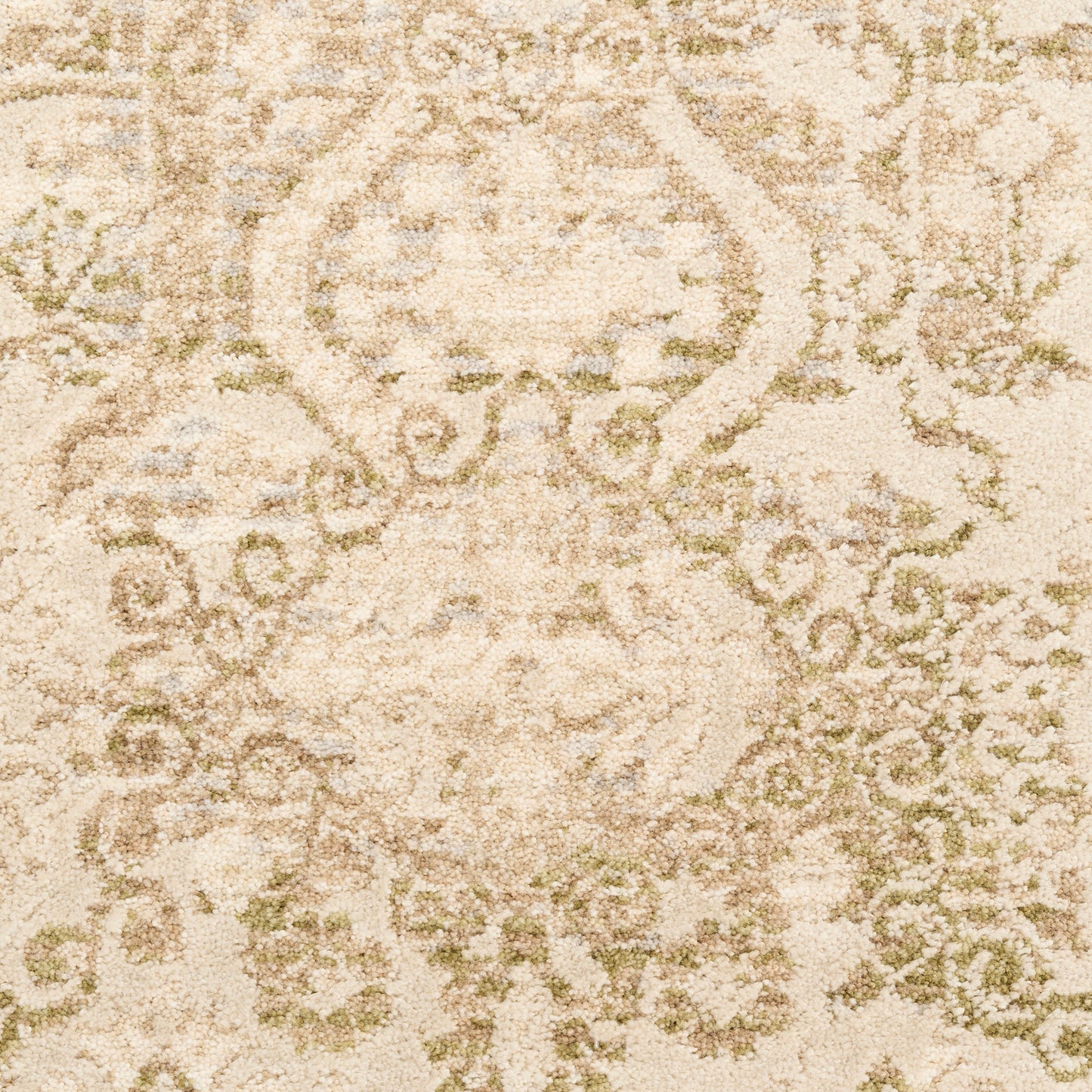 Nourison Sultana 9' x 12' Beige Green Vintage Indoor Rug
