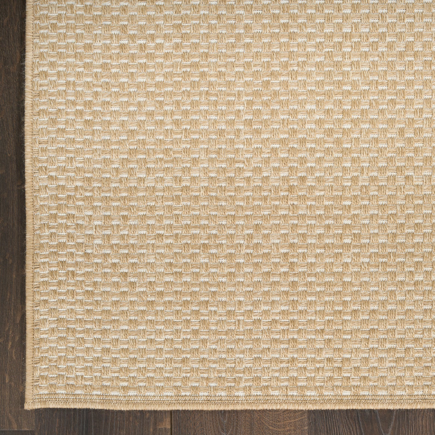 Nourison Tulum 10' x 14' Taupe Outdoor Rug