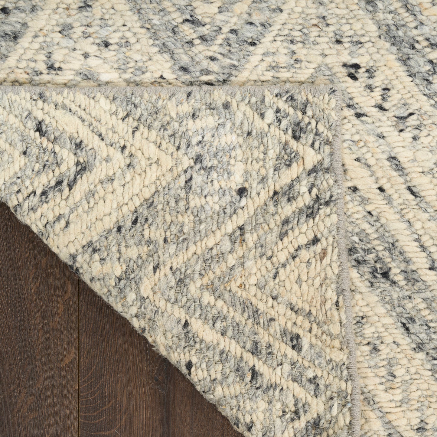 DKNY Pure Purl 7'9" x 9'9" Denim Ivory Modern Indoor Rug
