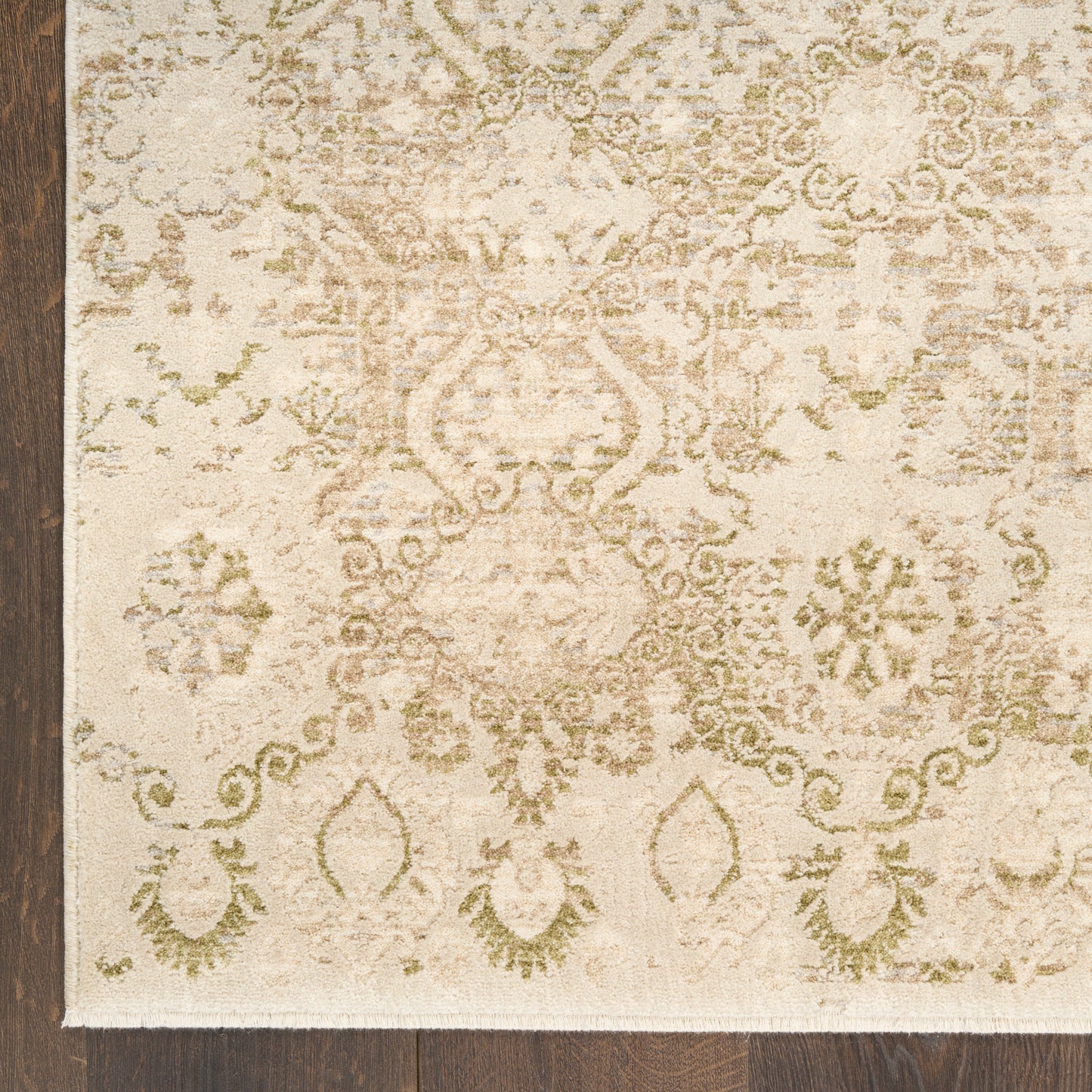Nourison Sultana 9' x 12' Beige Green Vintage Indoor Rug