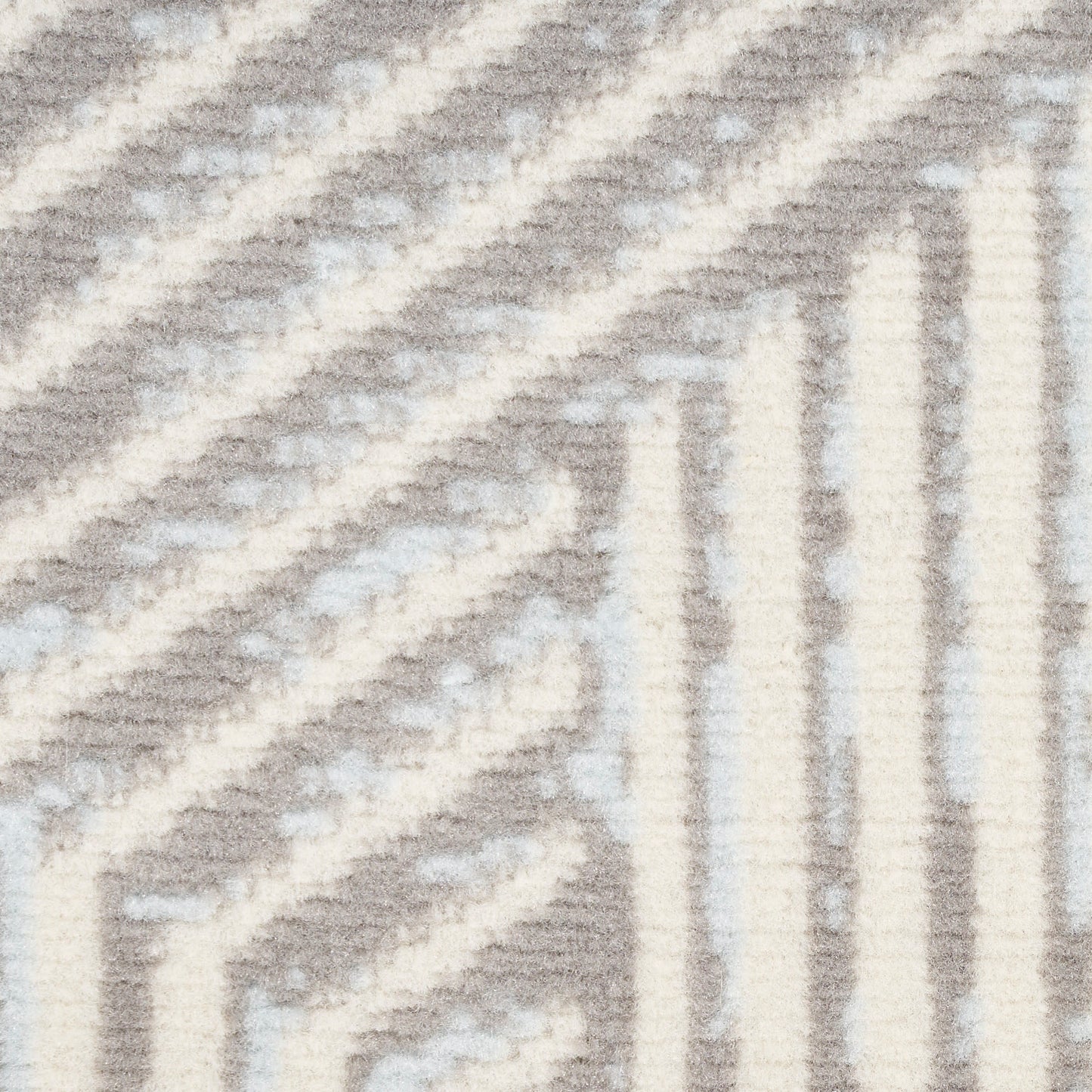 Nourison Grafix 5'3" x Round Grey Modern Indoor Rug