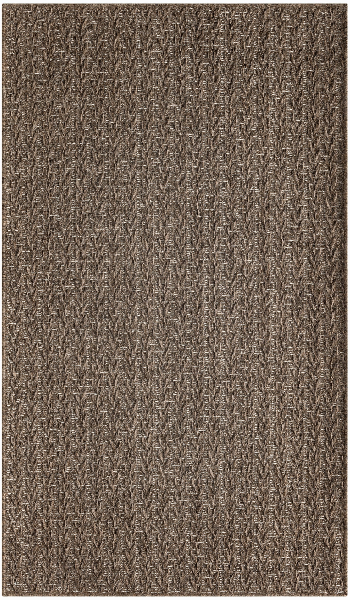 Nourison Tulum 3' x 5' Brown Outdoor Rug