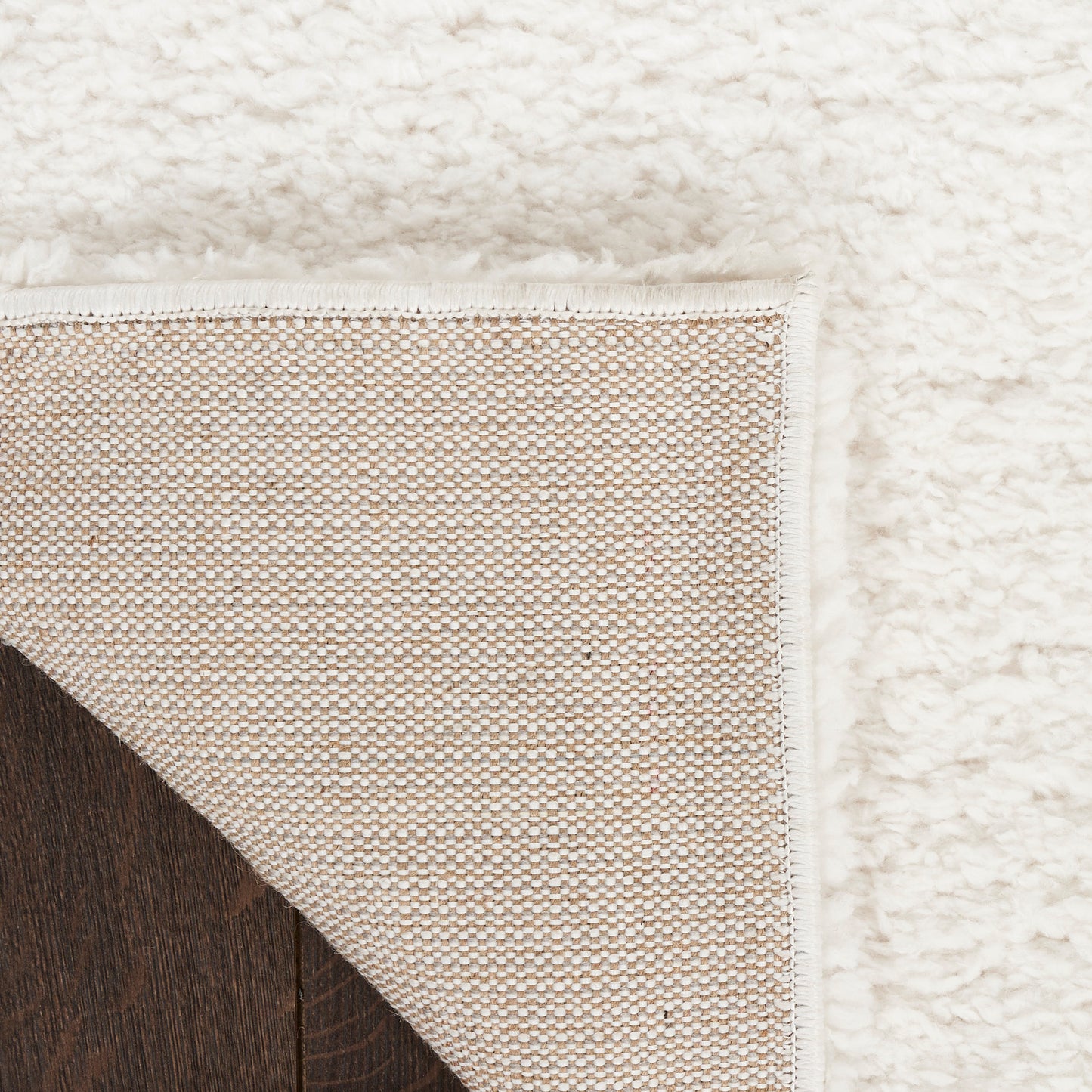 Nourison Modern Shag 5'3" x 7' Ivory Modern Indoor Rug