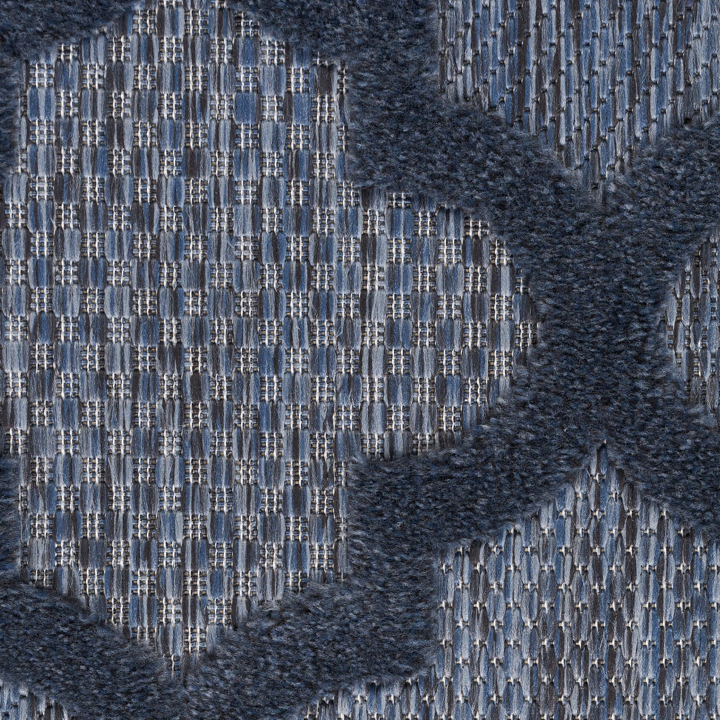 Nourison Easy Care 9' x 12' Navy Blue Modern Rug