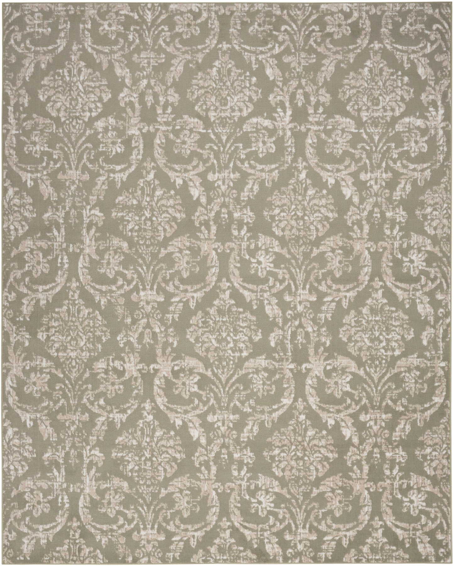 Nourison Jubilant 4' x 6' Olive Vintage Indoor Rug