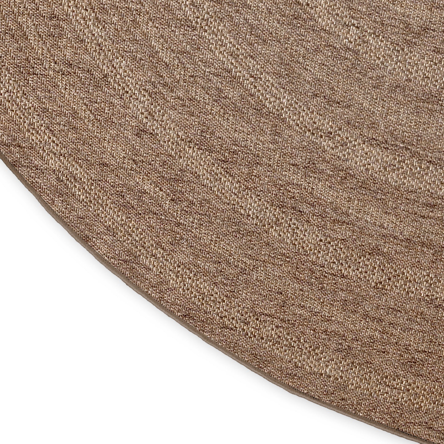 Nourison Tulum 8' x Round Brown Outdoor Rug