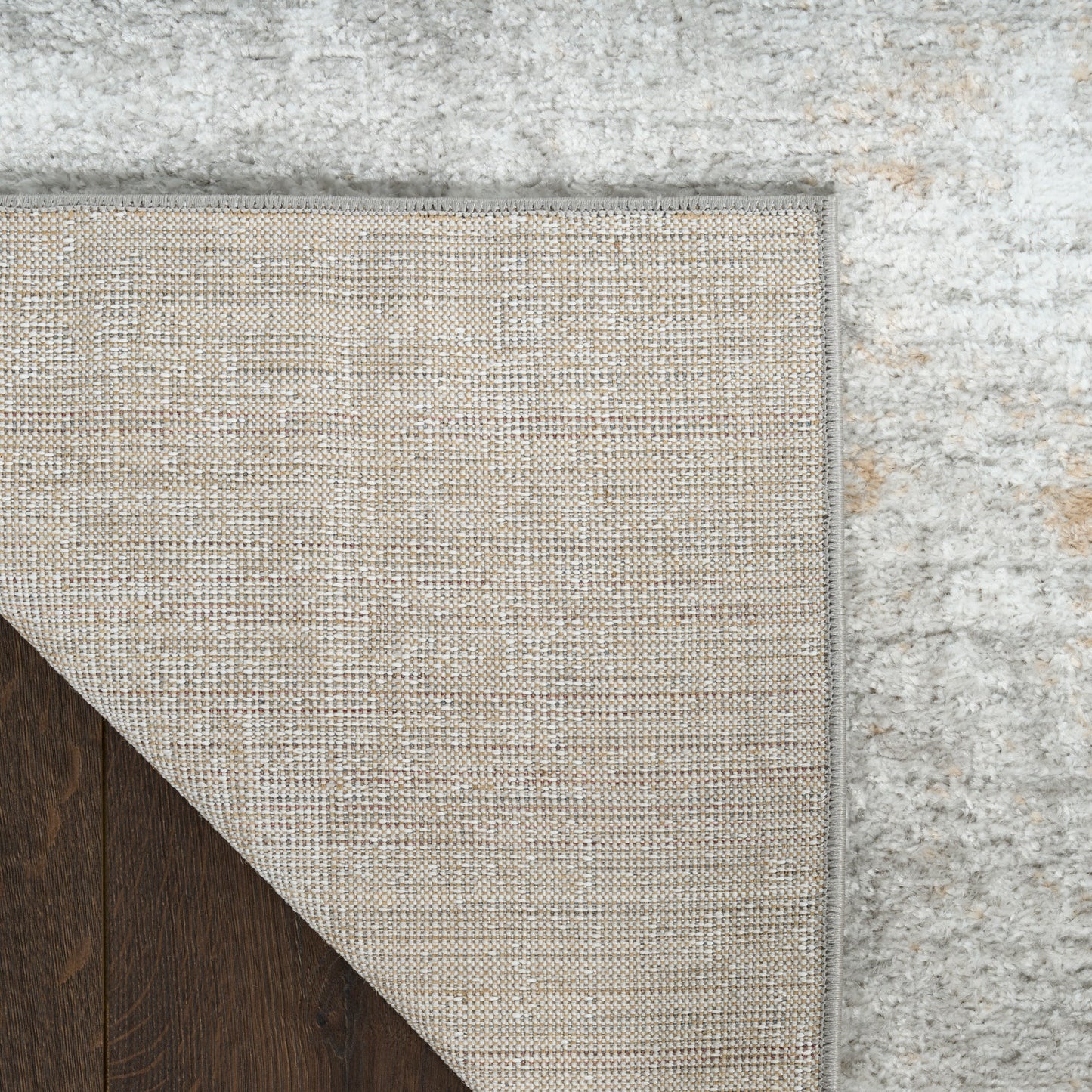 Nourison Dekor 5'3" x 7' Grey Modern Indoor Rug