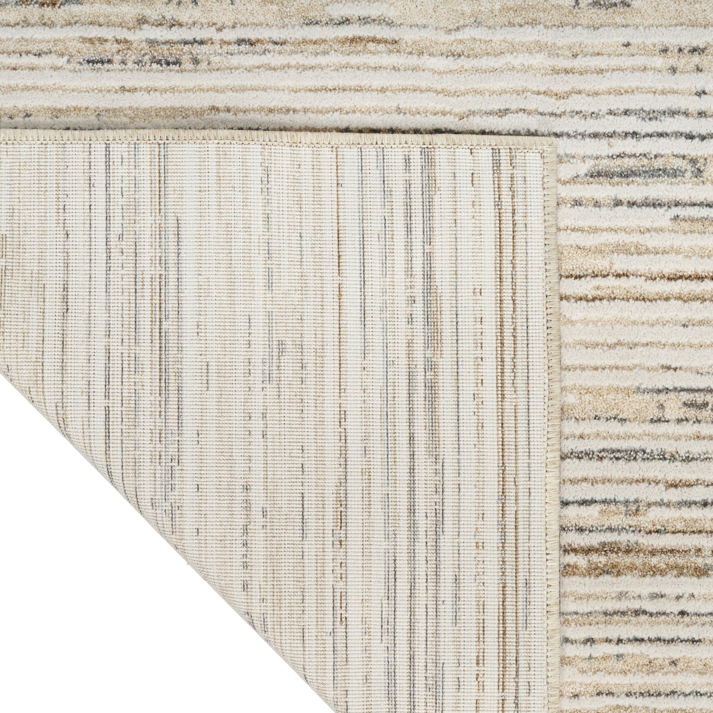 Calvin Klein CK078 Summit 2'2" x 12' Ivory Multicolor Modern Indoor Rug