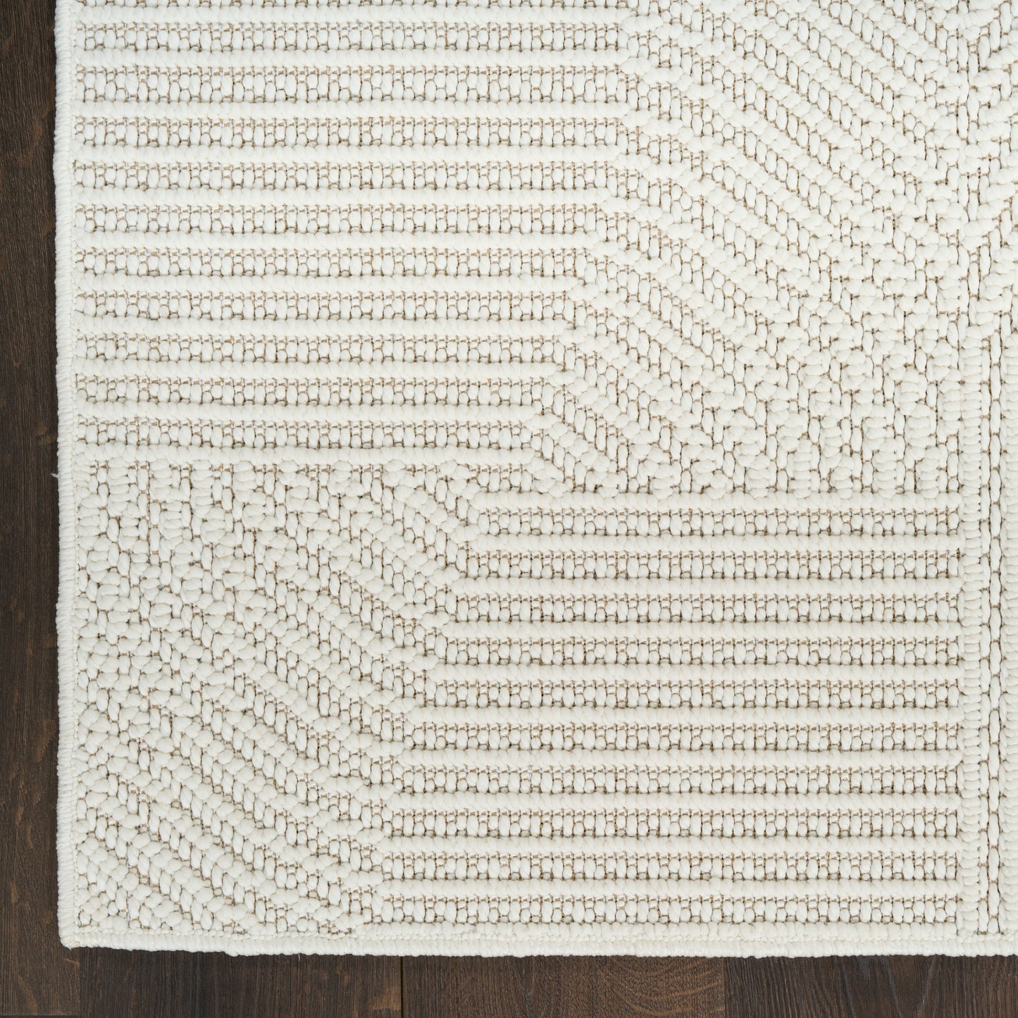 Nourison Natural Texture 7'10" x 9'10" Ivory Modern Indoor Rug