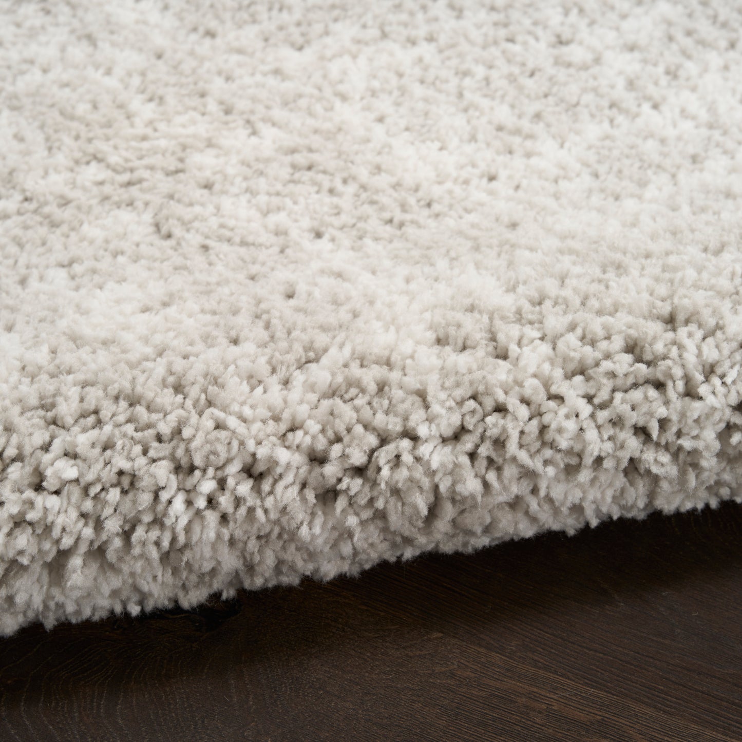 Nourison Modern Shag 7'10" x 9'10" Grey Ivory Modern Indoor Rug
