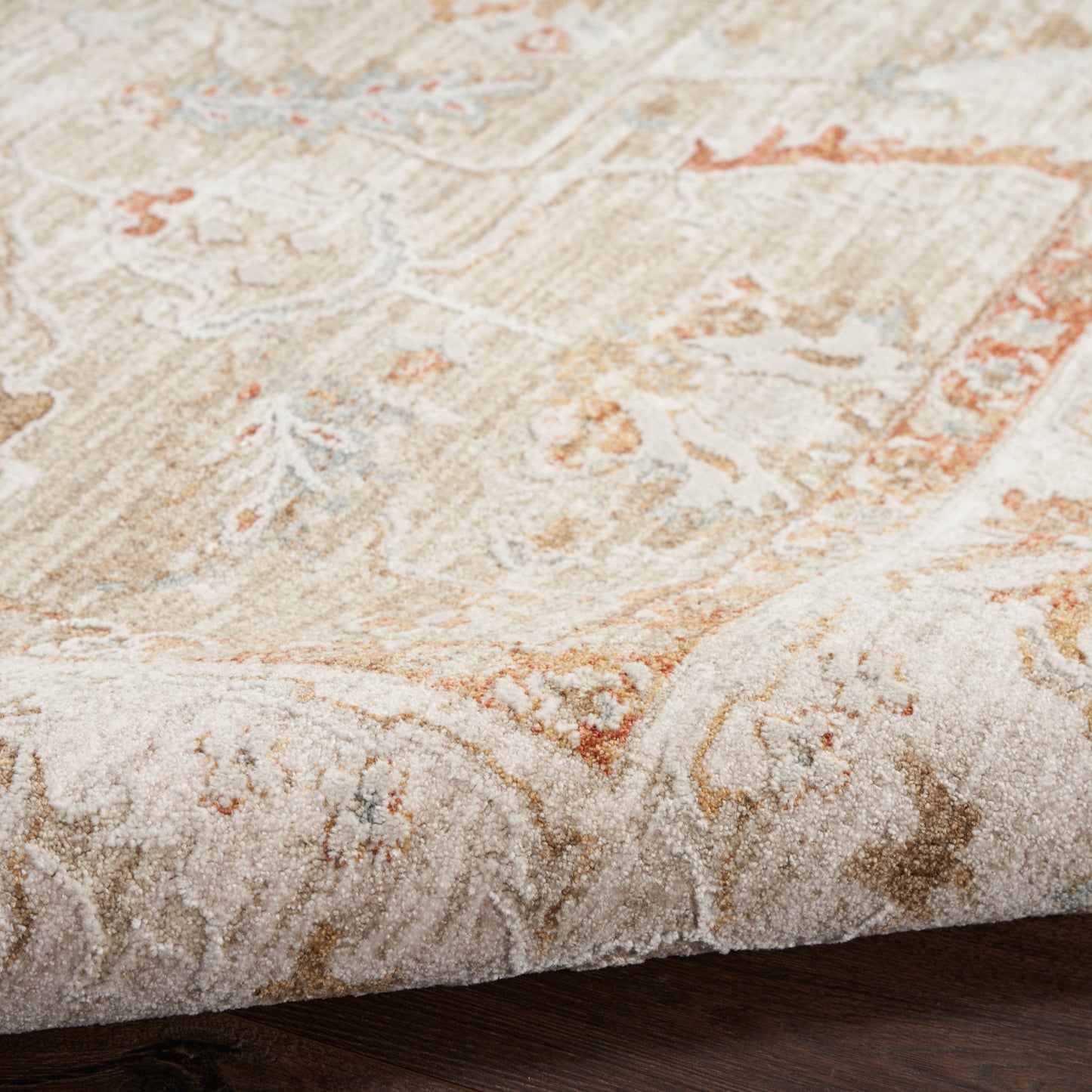 Nourison Infinite 2'3" x 10'2" Sage Ivory Vintage Indoor Rug