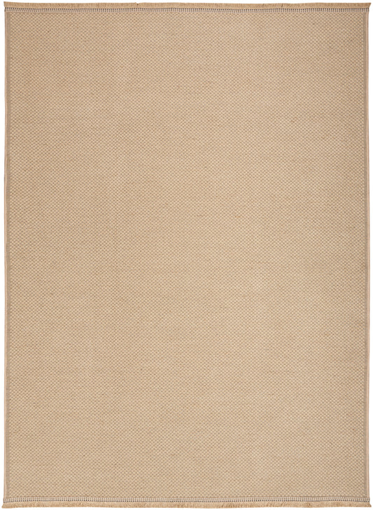 Nourison Washable Jute 5'3" x 7'3" Natural Modern Indoor Rug