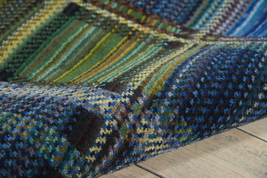 Portfolio Portfolio Scot Meacham Wood 8' x 10' Blue Green Indoor Rug