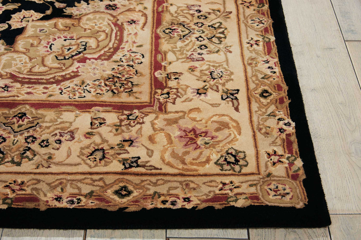 Nourison Nourison 2000 3'9" x 5'9" Black Traditional Indoor Rug