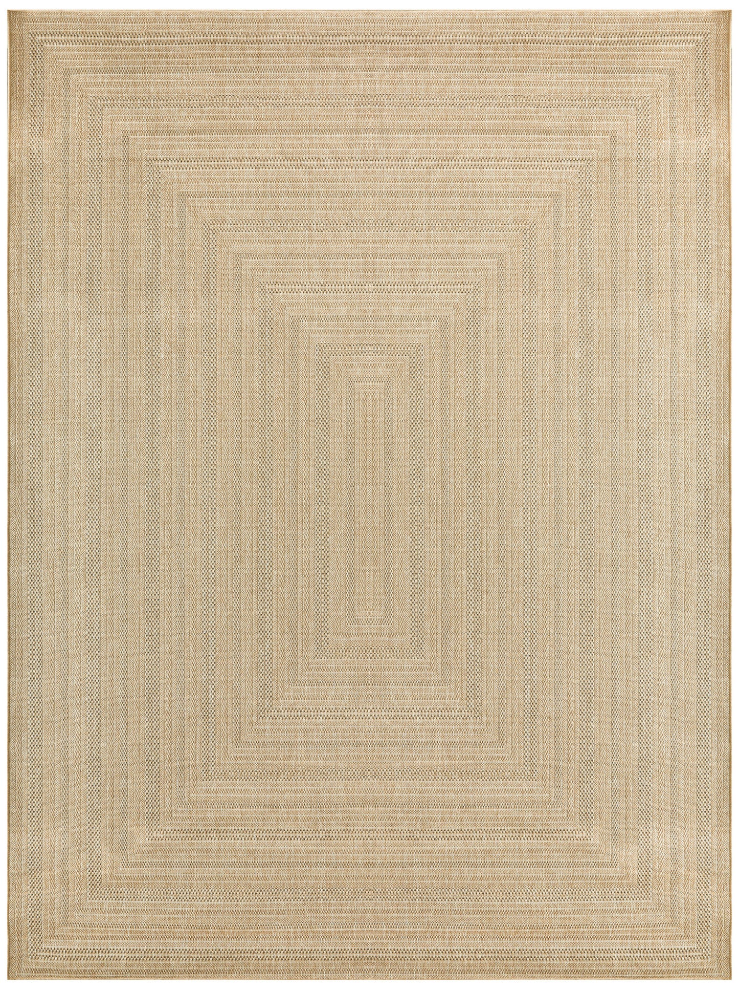 Nourison Tulum 9' x 12' Taupe Grey Outdoor Rug