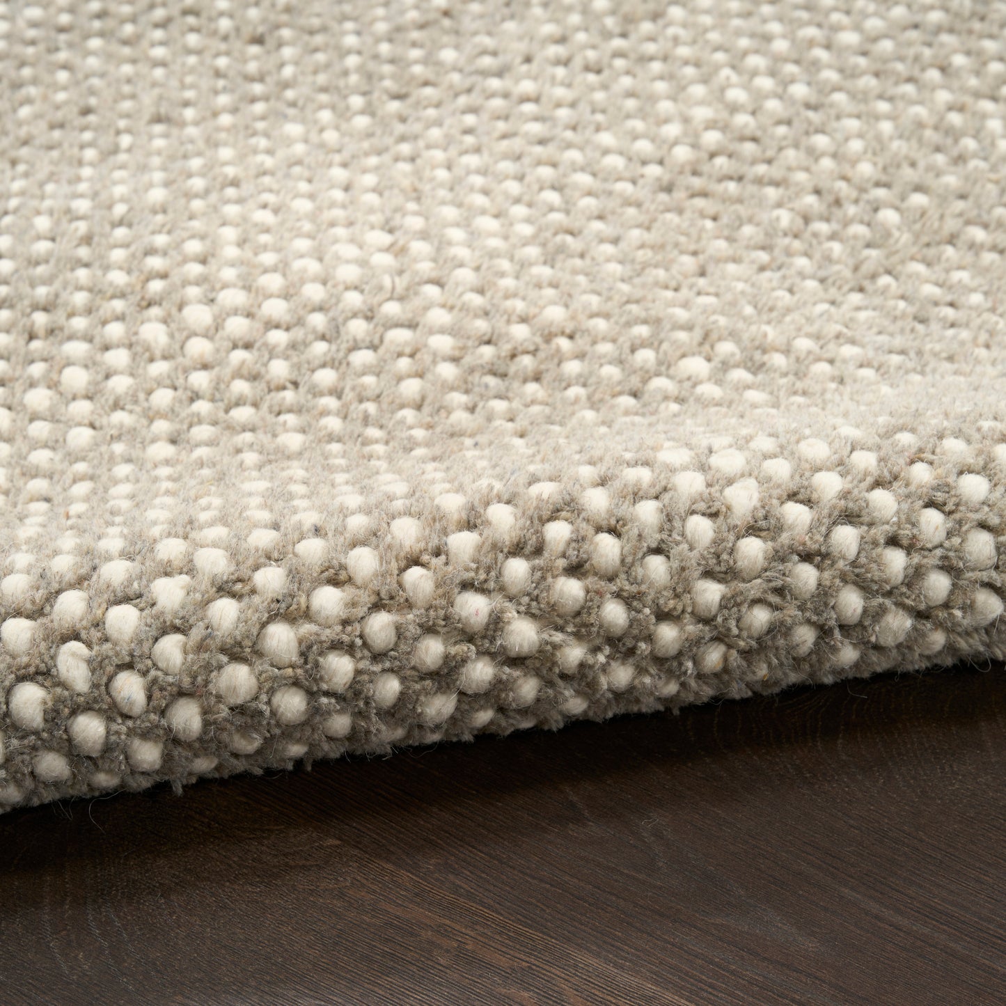 DKNY Pure Rows 8' x 10' Ivory Grey Farmhouse Indoor Rug