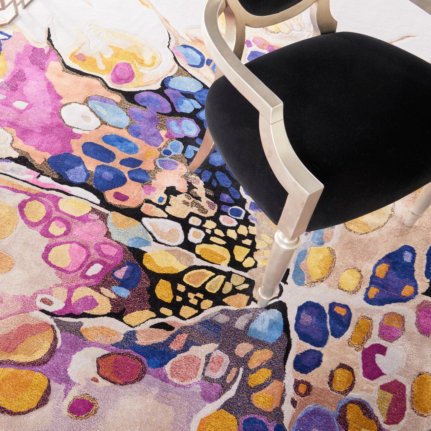 Nourison Prismatic 12' x 15' Grey Lilac Multicolor Modern Indoor Rug