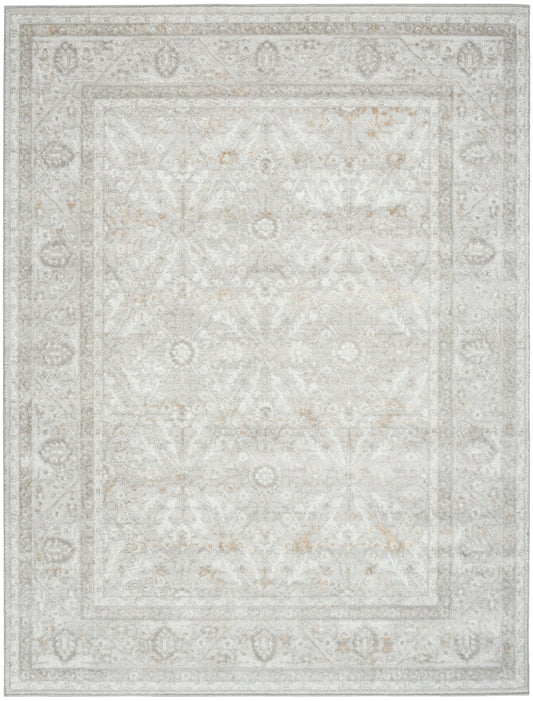 Nourison Dekor 5'3" x 7' Grey Vintage Indoor Rug