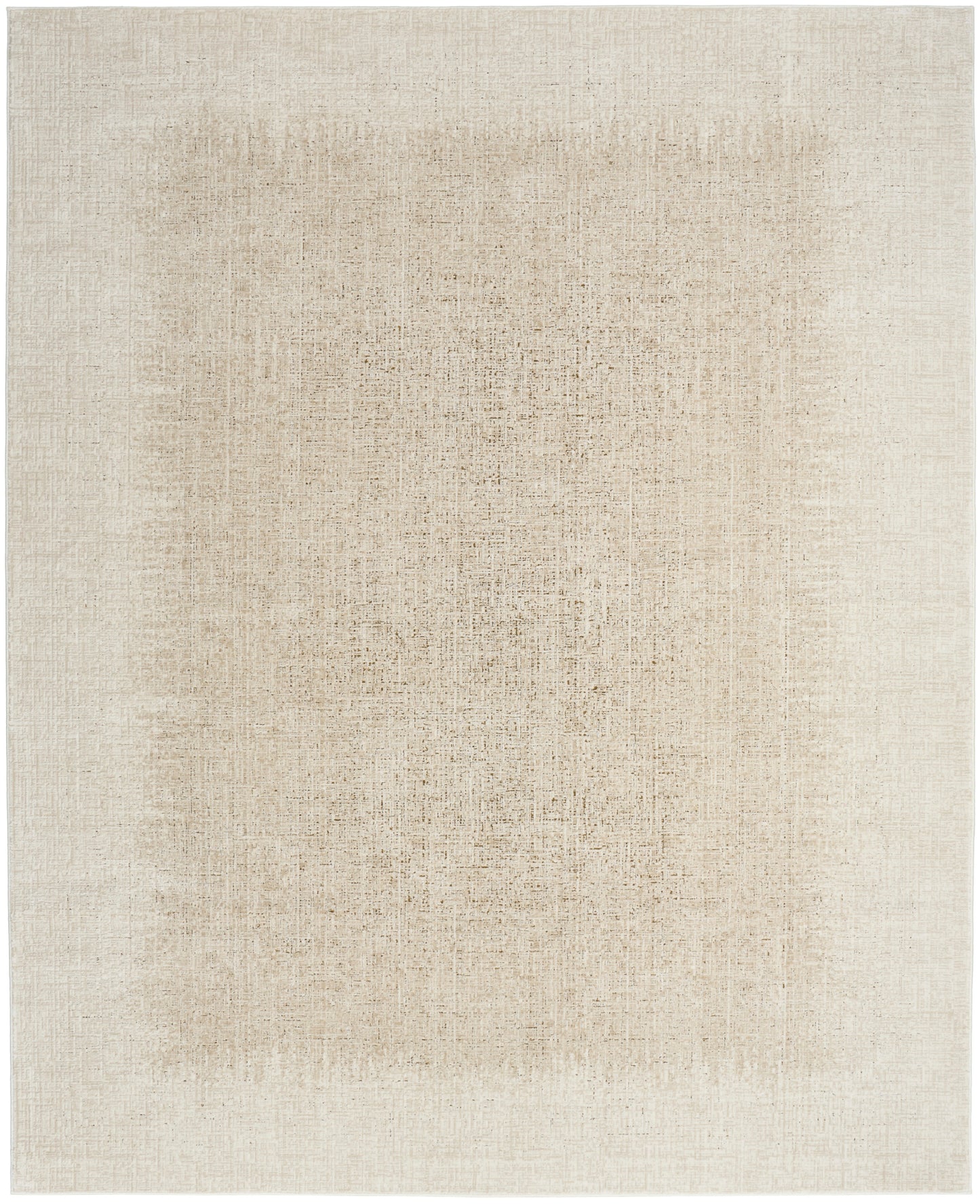 DKNY Grand Street 9' x 12' Ivory Beige Modern Indoor Rug