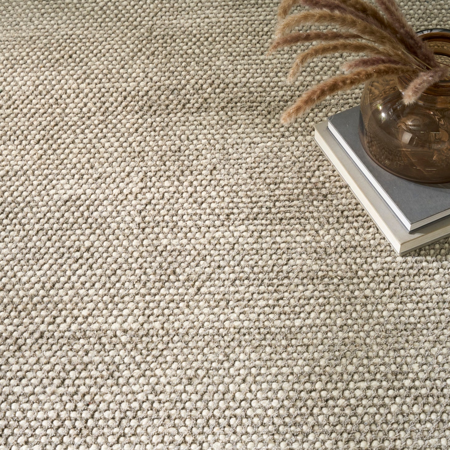 DKNY Pure Rows 8'6" x 11'6" Ivory Grey Farmhouse Indoor Rug