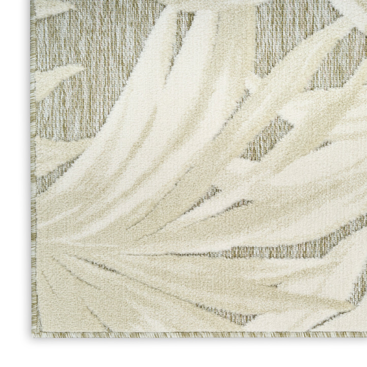 Nourison Aloha 5'3" x 7'5" Ivory Sage Modern Rug