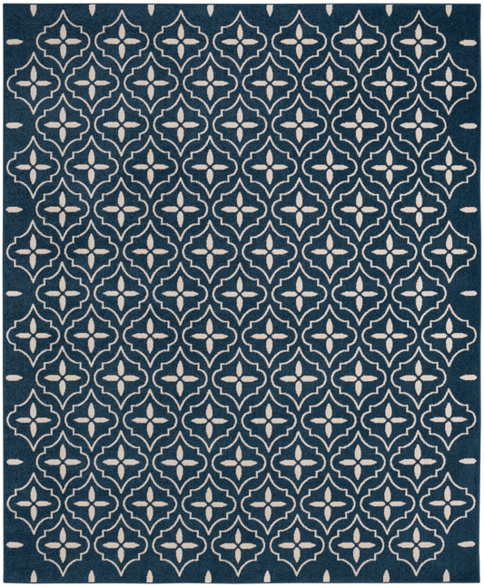 Nourison Nourison Essentials 6' x 9' Navy Ivory Modern Rug