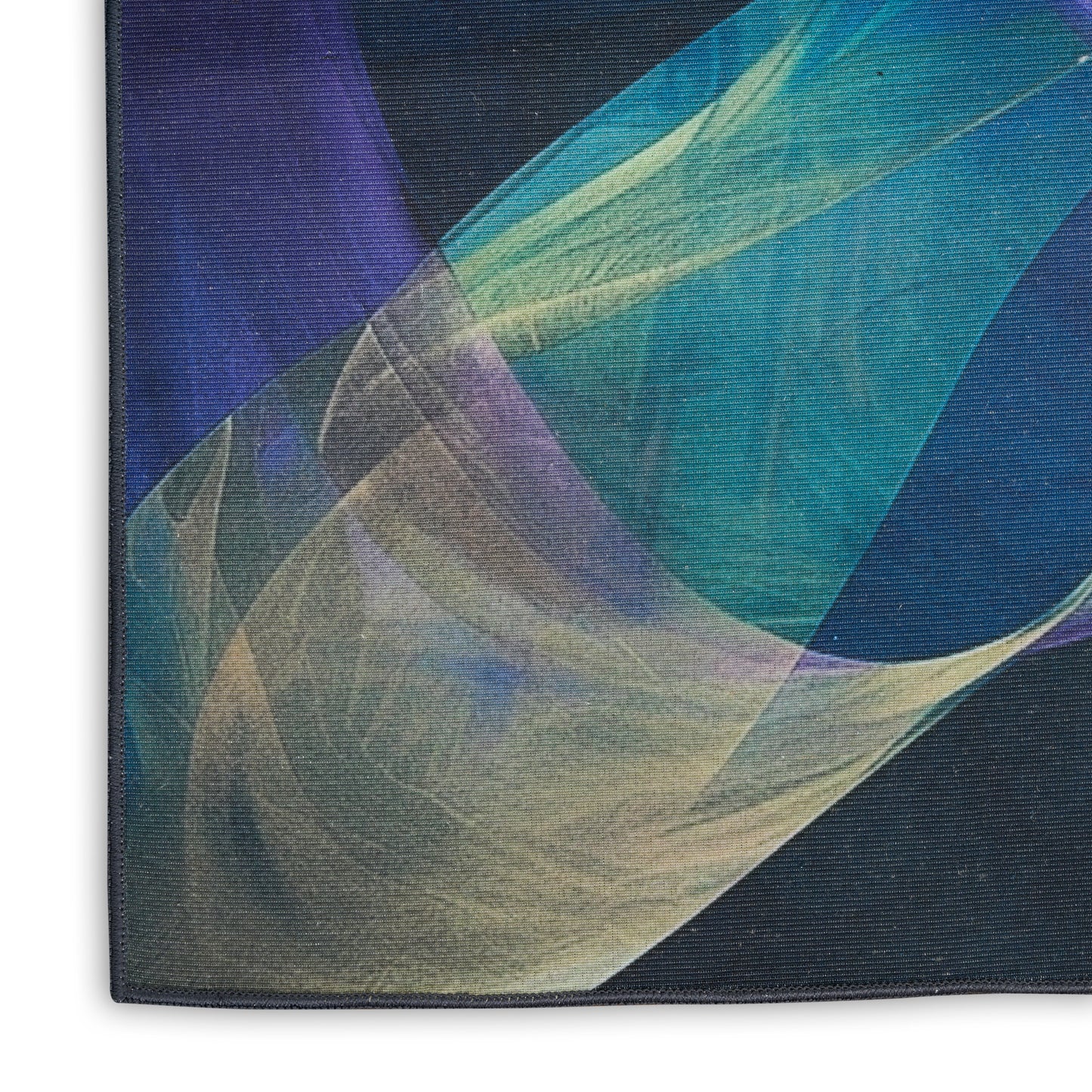 Nourison Nourison Washables 9'2" x 12' Blue Multicolor Modern Indoor Rug