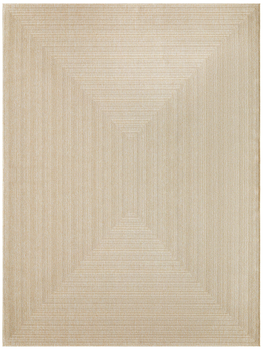 Nourison Tulum 10' x 14' Cream Outdoor Rug