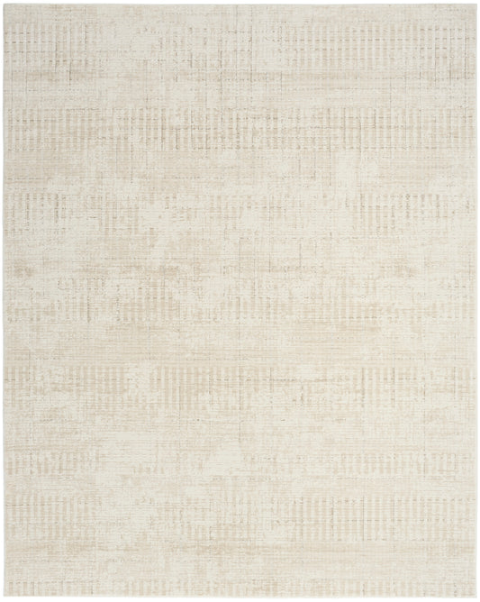 DKNY Grand Street 6' x 9' Ivory Beige Modern Indoor Rug