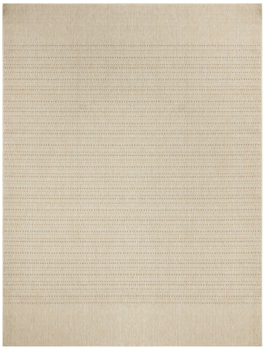 Nourison Tulum 9' x 12' Cream Outdoor Rug