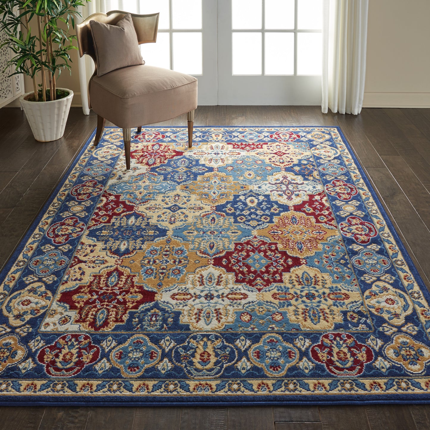 Nourison Grafix 5'3" x 7'3" Multicolor Bohemian Indoor Rug
