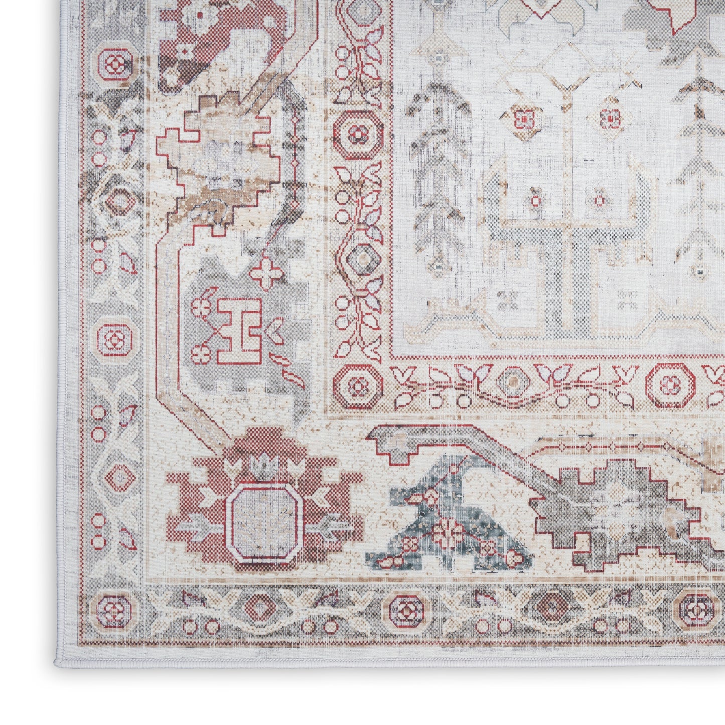 Nourison Vintage Home 5' x 7' Ivory Bohemian Indoor Rug