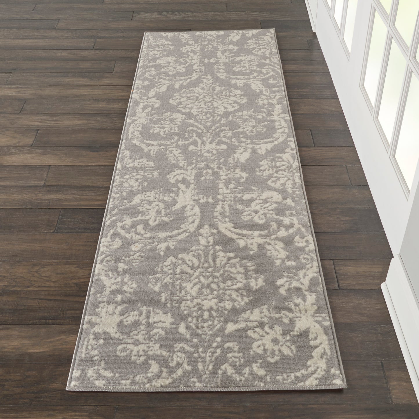 Nourison Jubilant 2' x 6' Grey Vintage Indoor Rug
