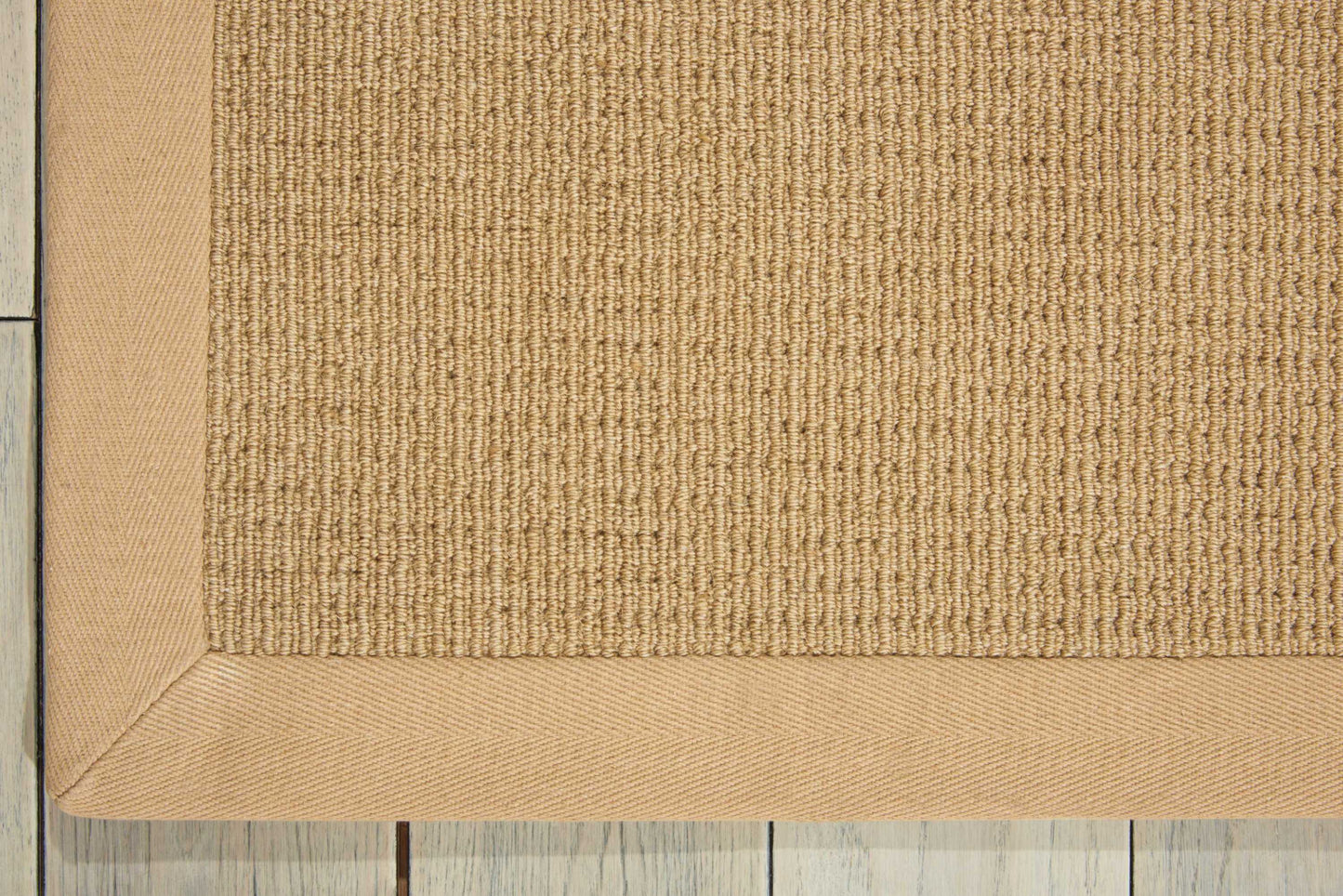 Nourison Sisal Soft 2'6" x 8' Sand Farmhouse Indoor Rug