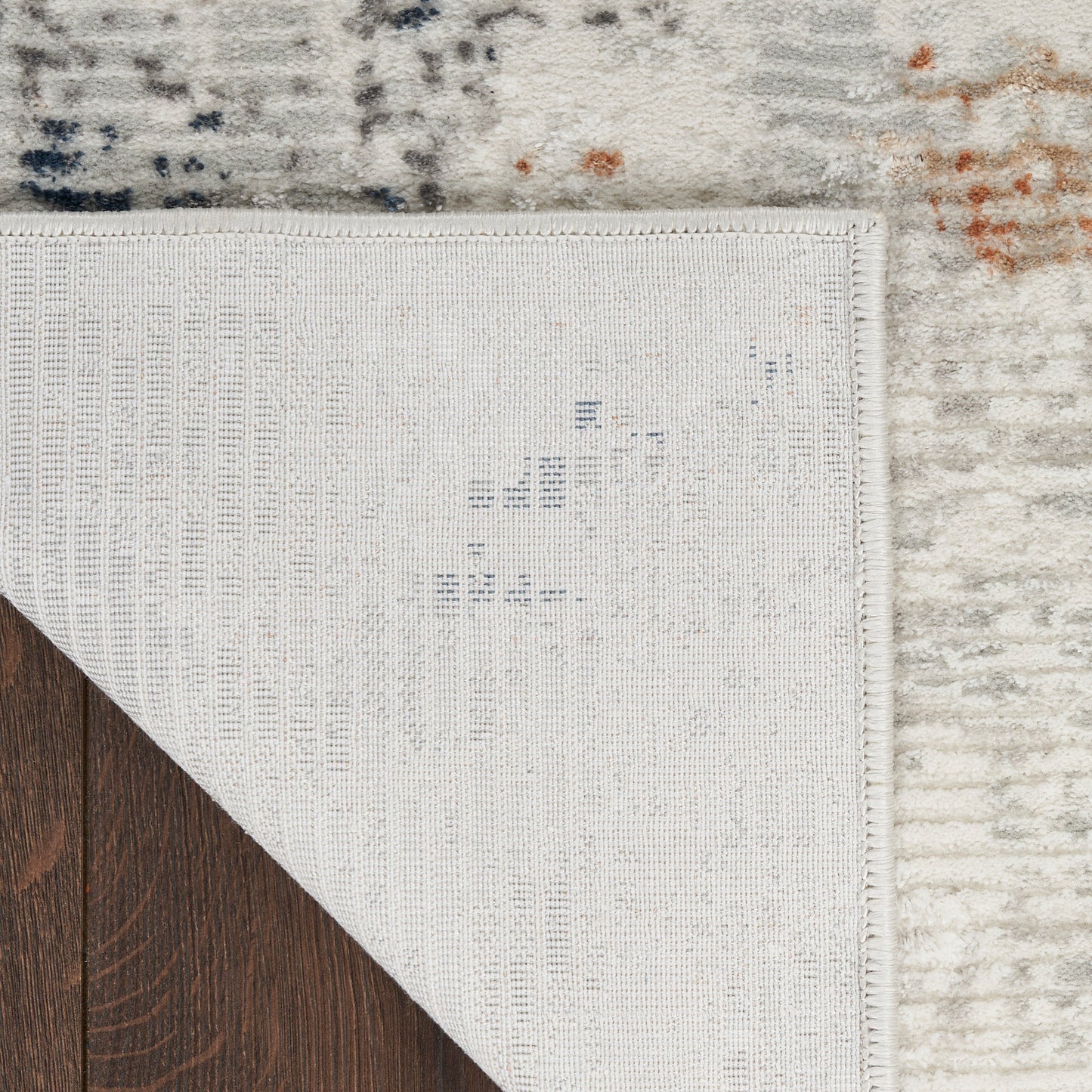 Nourison Home Texture 7'10" x 9'10" Grey Blue Modern Indoor Rug