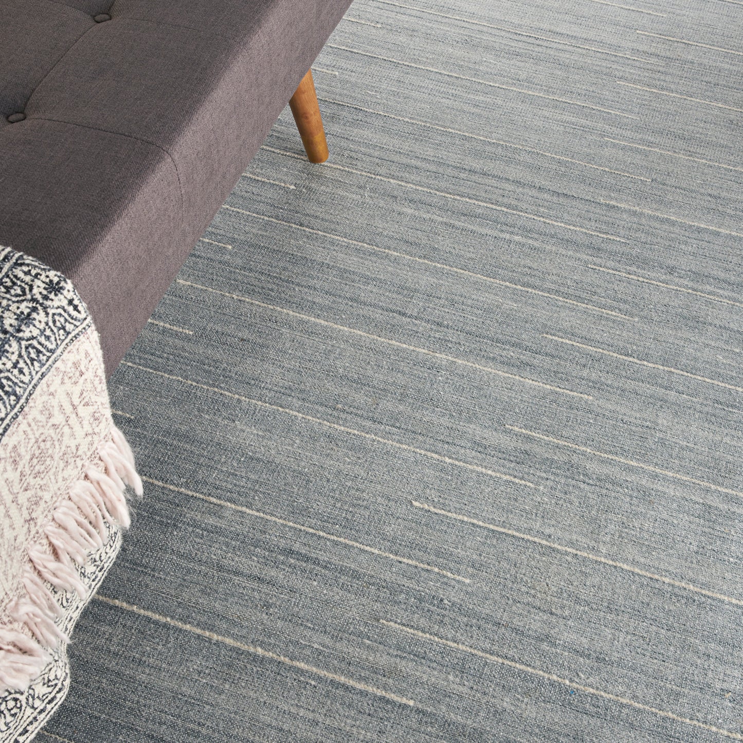 Nourison Interweave 9' x 12' Light Blue Modern Indoor Rug