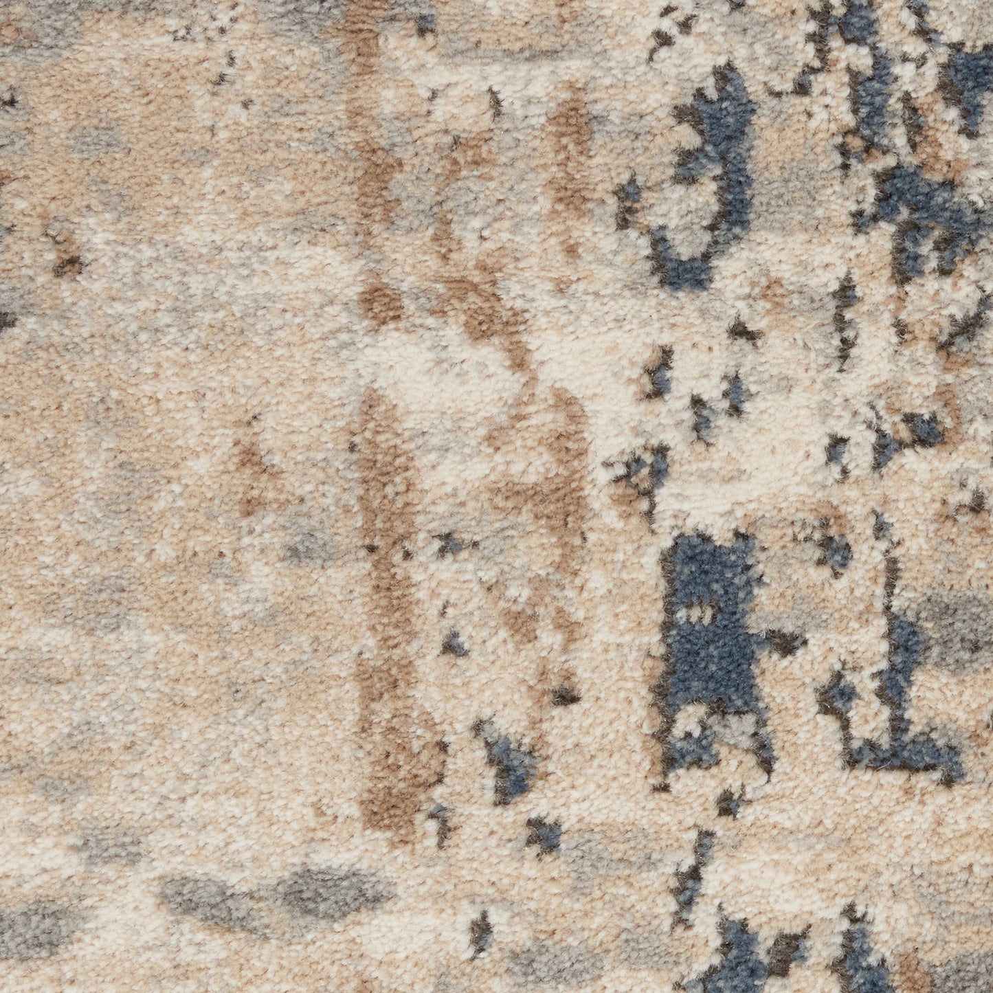 Nourison Quarry 10' x Round Beige Grey Modern Indoor Rug