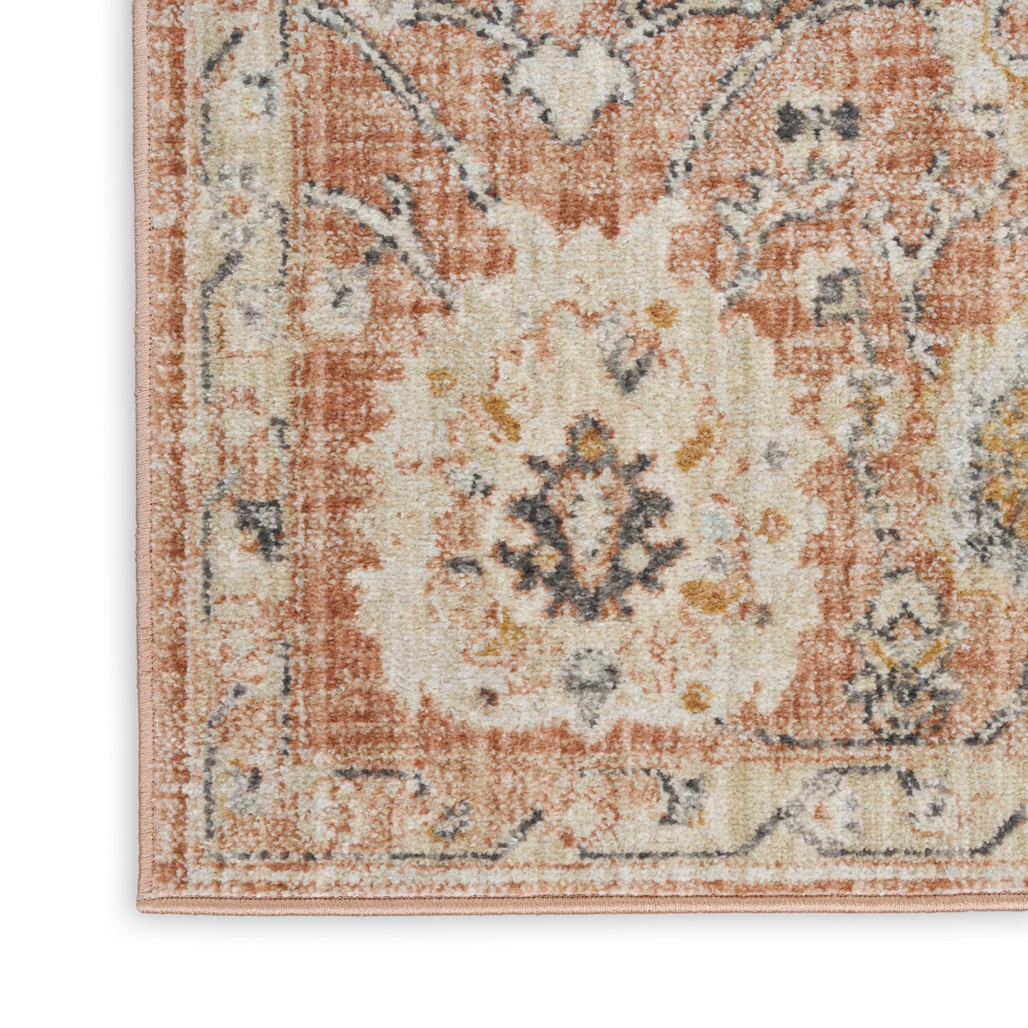 Nourison Oushak Home 5'5" x 7'3" Rust Vintage Indoor Rug