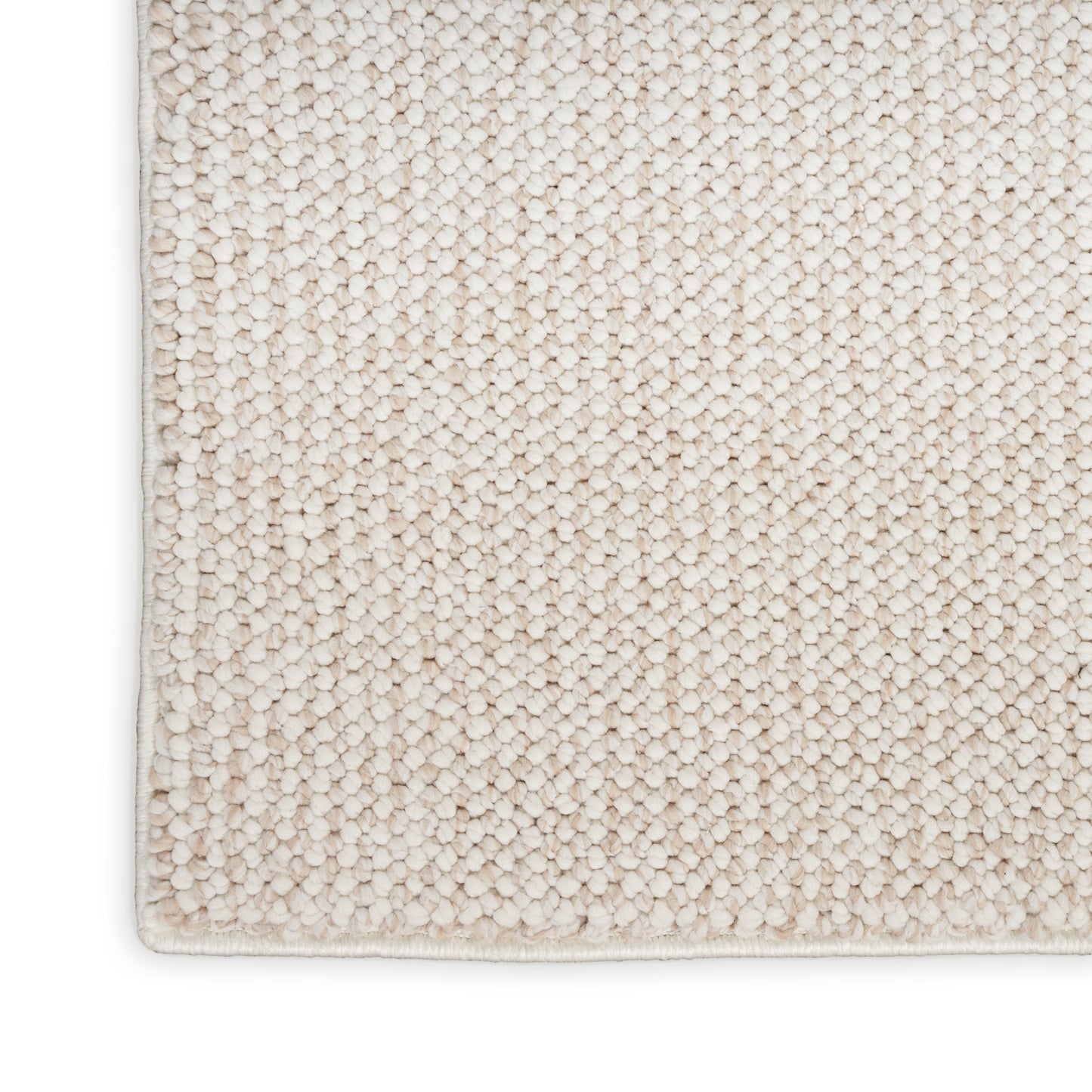 Nourison Natural Texture 7'10" x 9'10" Ivory Beige Farmhouse Indoor Rug
