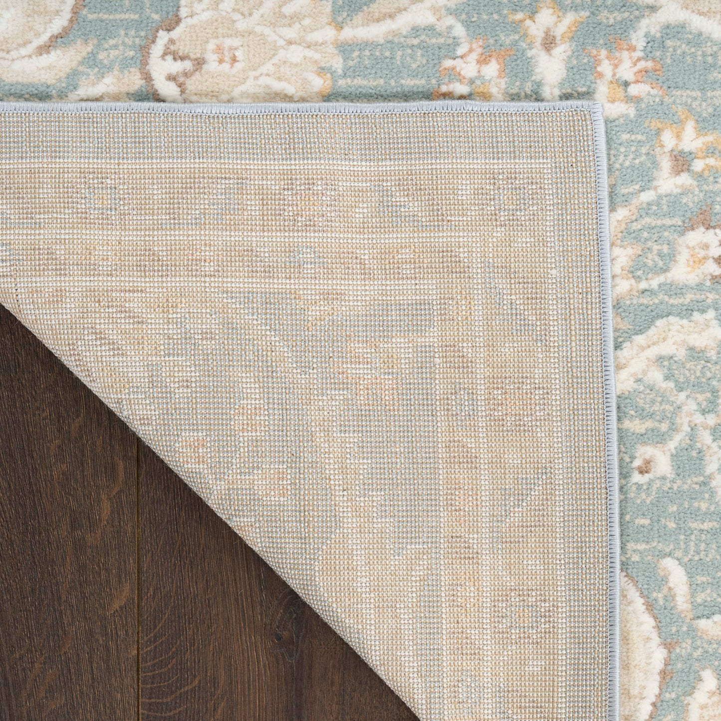 Nourison Isla 5'3" x 7' Blue Vintage Indoor Rug