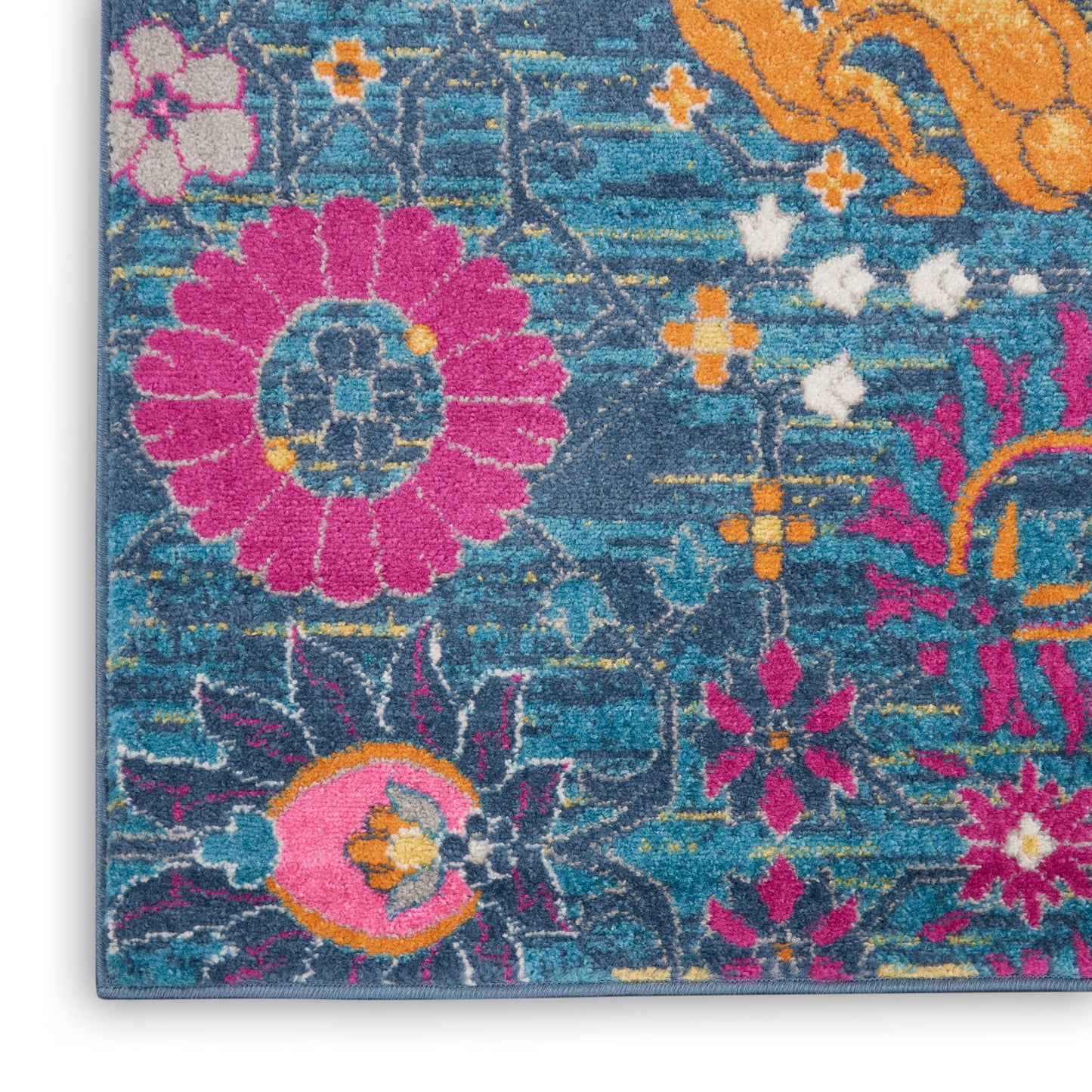 Nourison Passion 8' x 10' Denim Bohemian Indoor Rug