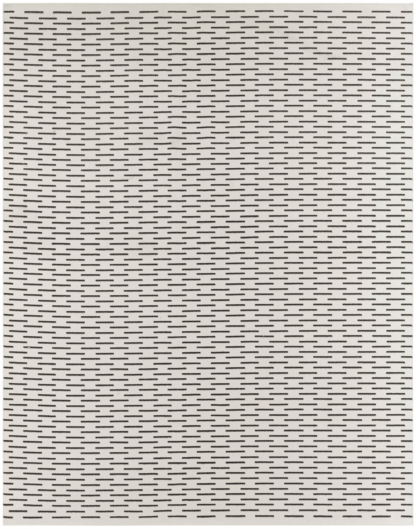 Nourison Nordic 8' x 10' Ivory Black Scandinavian Indoor Rug
