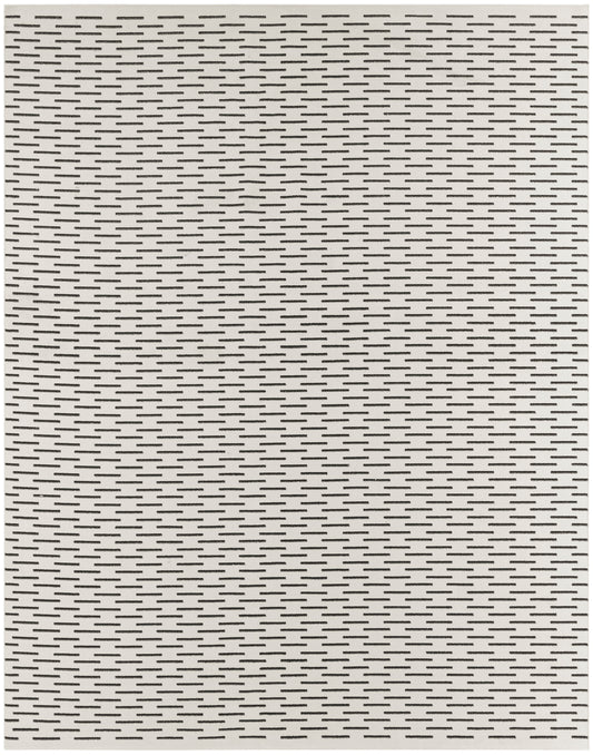 Nourison Nordic 8' x 10' Ivory Black Scandinavian Indoor Rug