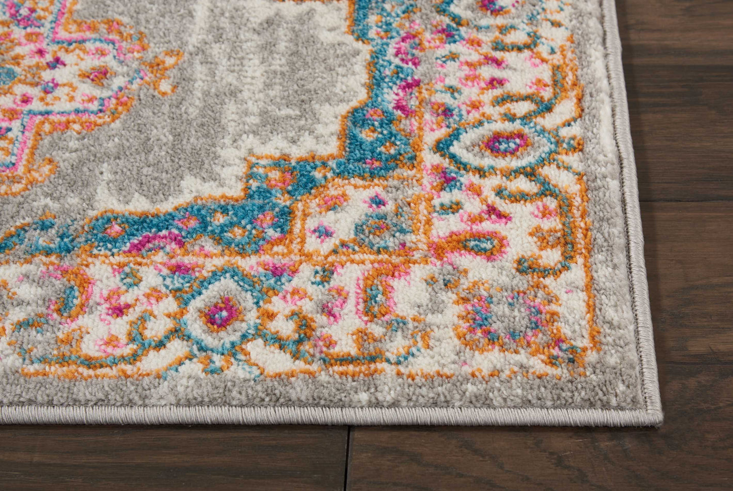 Nourison Passion 1'10" x 2'10" Grey Bohemian Indoor Rug