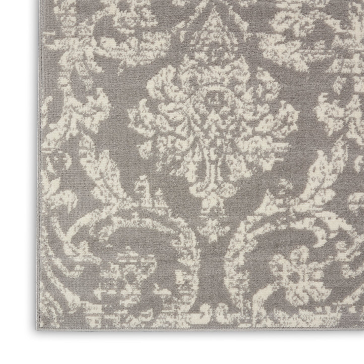 Nourison Jubilant 8'6" x 12' Grey Vintage Indoor Rug