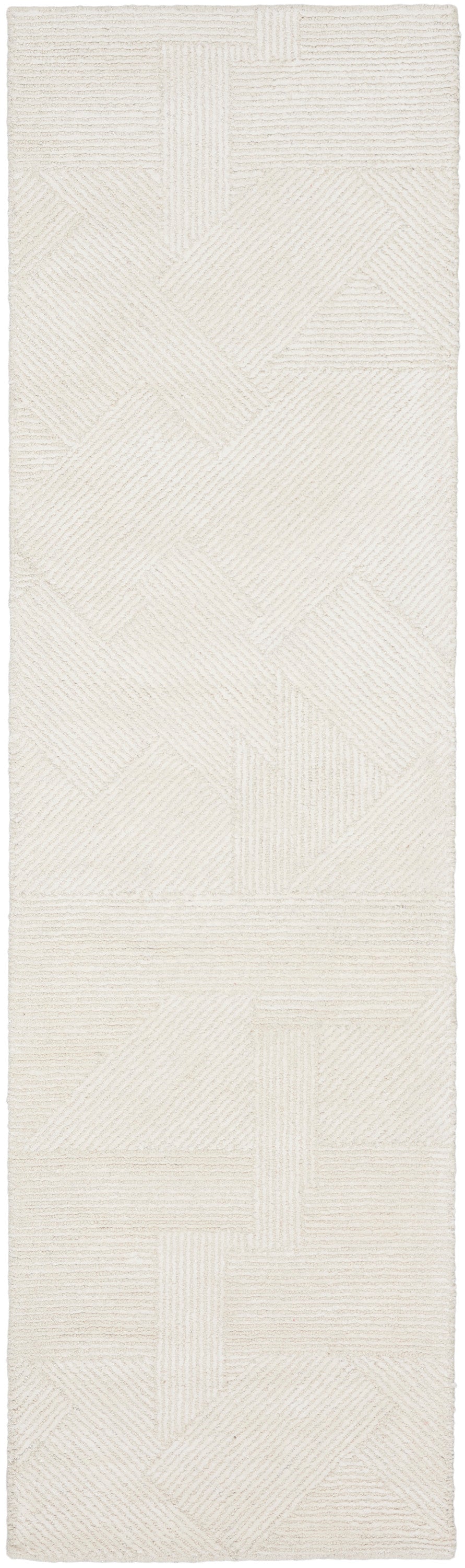 Michael Amini Ma30 Star 2'3" x 8' Ivory Modern Indoor Rug