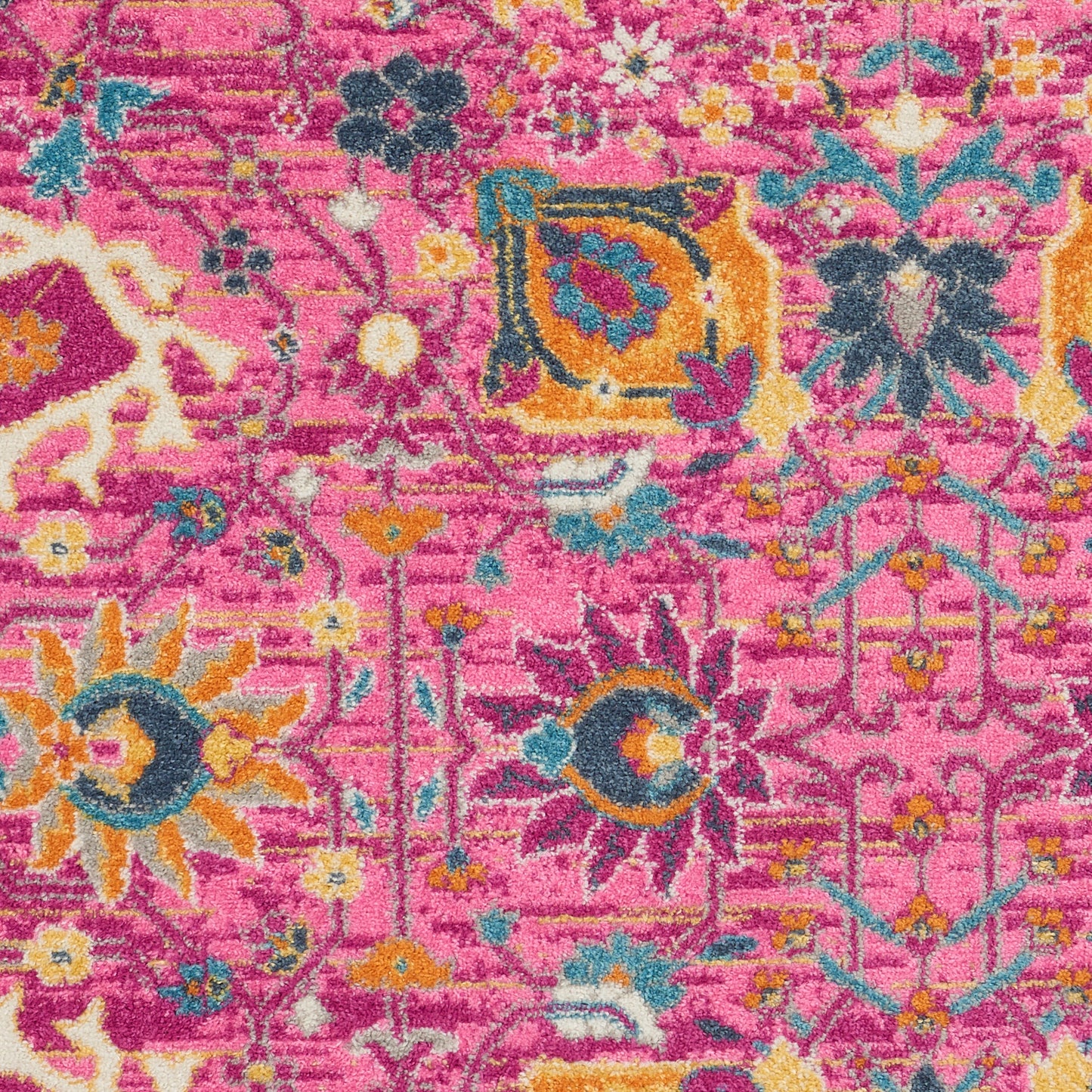 Nourison Passion 1'10" x 6' Fuchsia Bohemian Indoor Rug